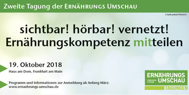 Zweite Tagung der Ernährungs Umschau