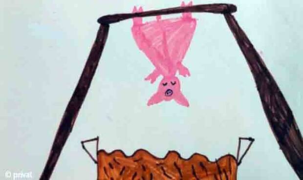 Kinderzeichnung Schwein schlachten (privat)