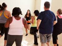 Adipositas und Diabetes werden durch das Stressprotein FKBP51 im Muskelgewebe begünstigt. © monkeybusinessimages / iStock / Thinkstock Übergewichtige im Fitnesstraining. © monkeybusinessimages / iStock / Thinkstock