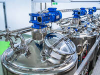 Bild einer Sterilproduktion in einer Molkerei