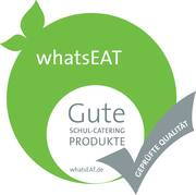 Das whatsEAT-Markenzeichen für Produkte in der Schulverpflegung. © whatsEAT.de Das whatsEAT-Markenzeichen für Produkte in der Schulverpflegung. © whatsEAT.de