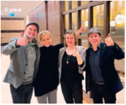 Die Vorstandsmitglieder Frederic Letzner, Katharina Fantl, Britta Ziebarth und Peter Linsel. © privat Die Vorstandsmitglieder Frederic Letzner, Katharina Fantl, Britta Ziebarth und Peter Linsel. © privat