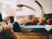 Am Max Rubner-Institut soll künftig unter anderem zum Nährstoffbedarf von Kindern geforscht werden. Foto: Kelly Sikkema / Unsplash Kind greift nach Erdbeeren. Foto: Kelly Sikkema / Unsplash