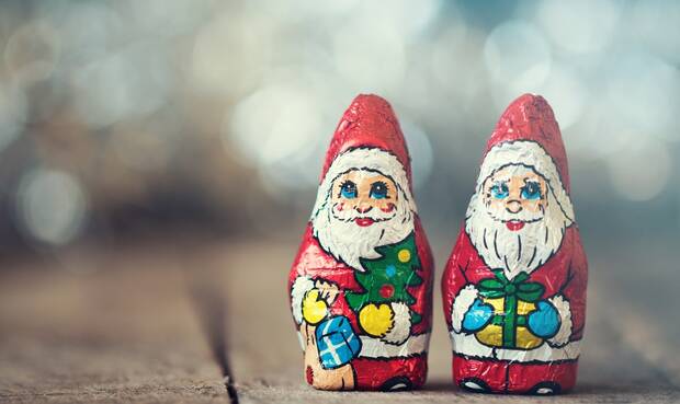 Beliebte Weihnachtsleckerei: Schokoladenfiguren. © id-art / iStock / Thinkstock