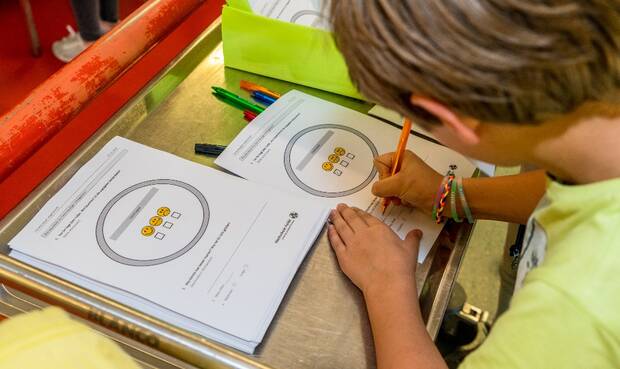 Wesentlicher Bestandteil der whatsEAT-Zertifizierung ist die Verkostung und Bewertung durch die Schüler. © Transgourmet / Gregor Ott