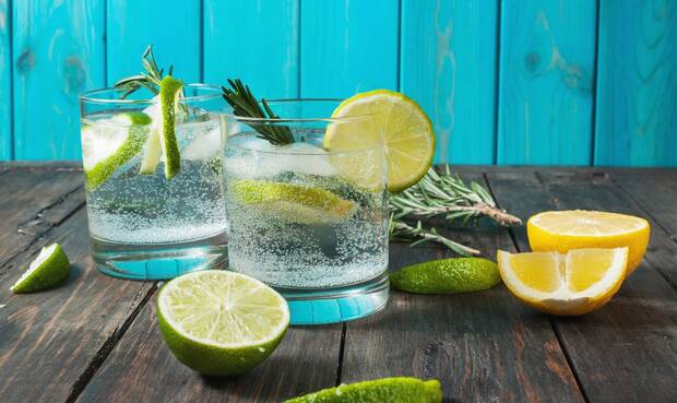 Wasser lässt sich gut mit Zitrusfrüchten und Kräutern aufpeppen. © voloshin311 / iStock / Getty Images Plus