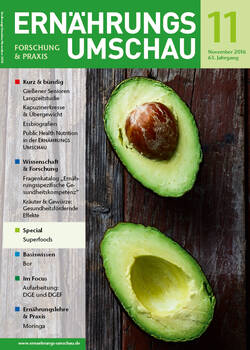Cover der neuen Ausgabe mit Avocados. © UZV