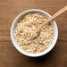Schüssel mit Haferflockn