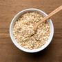 Schüssel mit Haferflockn