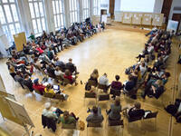 Ende 2018 trafen sich in Frankfurt annähernd 30 Ernährungsräte zum 2. Vernetzungskongress. © Ramirez/Ernährungsrat Frankfurt Ende 2018 trafen sich in Frankfurt annähernd 30 Ernährungsräte zum 2. Vernetzungskongress. © Ramirez/Ernährungsrat Frankfurt